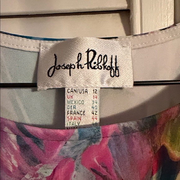 Joseph Ribkoff Multicolor Floral Dress - Picture 2 of 7